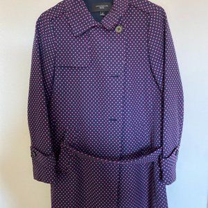 Ann Taylor Polka Dot Trench Coat